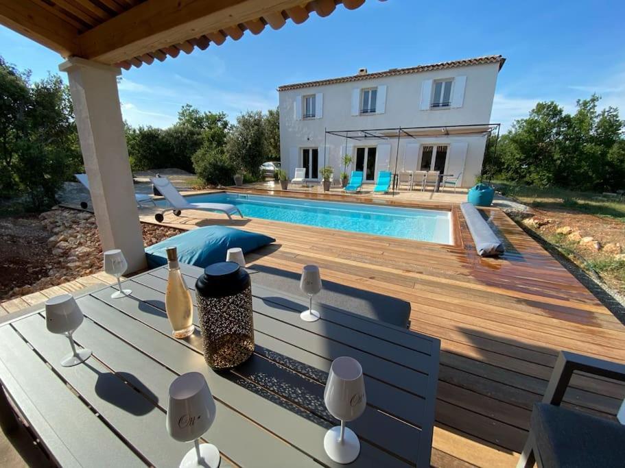 Villa Piscine - Gorges Du Verdon, Lac De Sainte-Croix Régusse Eksteriør billede